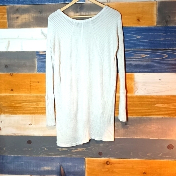Free People Waffle Knit Tunic Top M - Picture 10 of 11